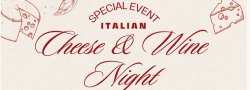 ITALIAN CHEESE & WINE TASTING NIGHT