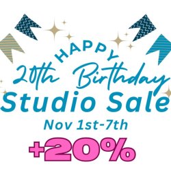 20th Birthday Day Special- 10 Class Pass- Studio + 2 free classes!