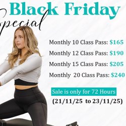 BLACK FRIDAY 10 CLASSES MONTHLY 2025