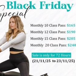 BLACK FRIDAY 15 CLASSES MONTHLY 2025