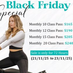 BLACK FRIDAY 20 CLASSES MONTHLY 2025