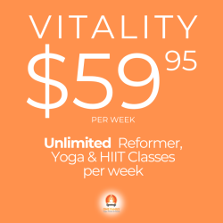 VITALITY Membership Unlimited Reformer, Yoga & HIIT p/wk