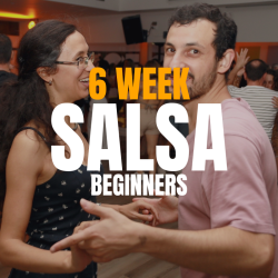 6 week SALSA BEGINNER PASS (1 class per week)