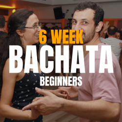 6 week BACHATA BEGINNER PASS (1 class per week)