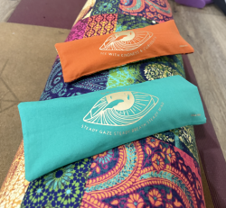 Drishti NRG Eye Pillows - Lavender Scented or Unsented - choose from 3 Colours 3 Different Slogans