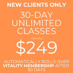 30-Day Reset for New Clients (Unlimited Reformer, Yoga, and FItness Classes for 30 Days)