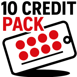 10 Credit Pack (3 Month Expiry)