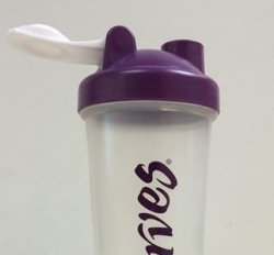 Shaker Bottle-20oz-Clear/Black (AU)